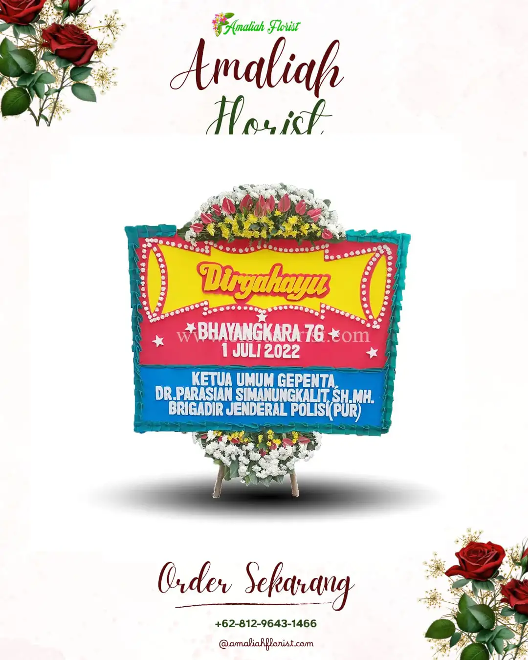 Papan Bunga HUT Ulang Tahun Suwawal